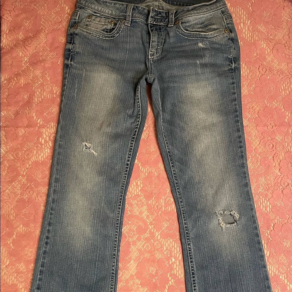 Aeropostale Chelsea Boot Cut Jeans, Size 5/6 Short, Low Rise